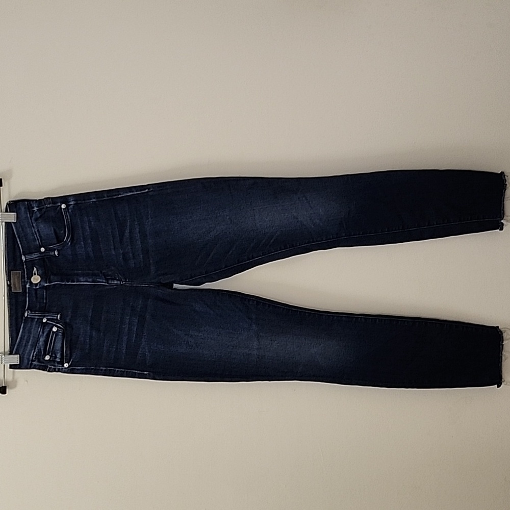 Mother Waisted Looker Ankle Fray Tongue in Chic Meduim Wash Blue Sz 24 - Picture 4 of 16